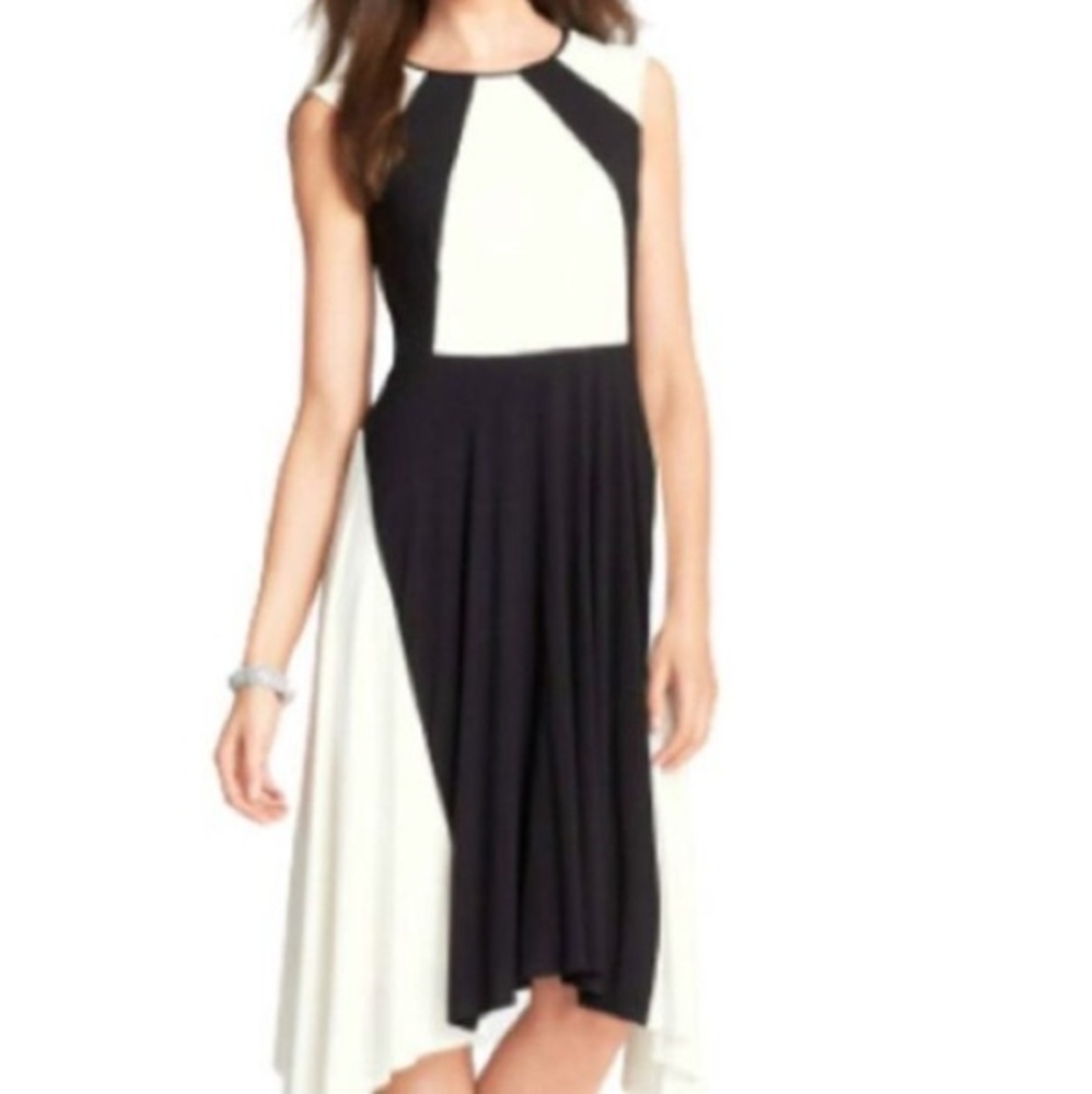 Elegant Black and White Dress - Picture 4 of 6